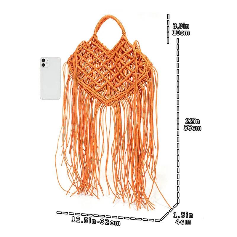 Bolsa de Macramê Boho - Cielle Store