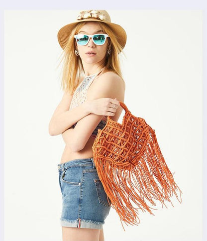 Bolsa de Macramê Boho - Cielle Store