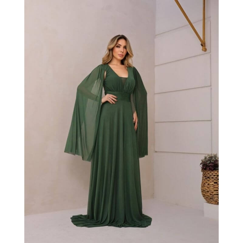 Vestido Radiant Glow – Elegância do M ao Plus Size