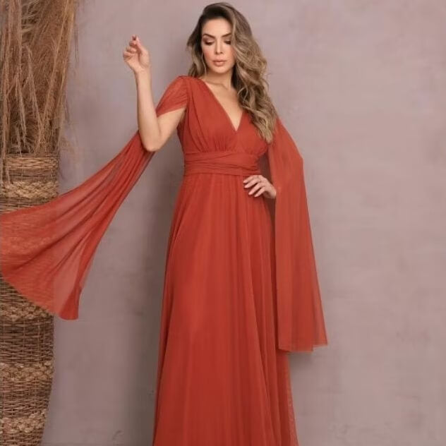 Vestido Radiant Glow – Elegância do M ao Plus Size