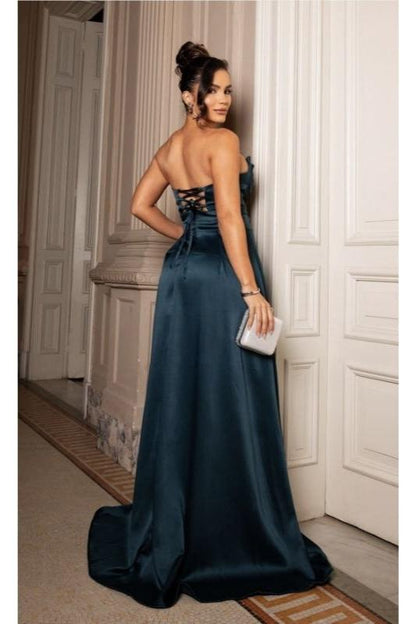 Vestido Longo Elegance Satin