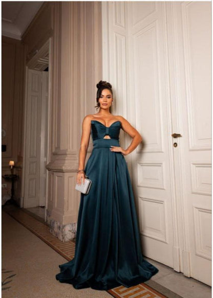 Vestido Longo Elegance Satin