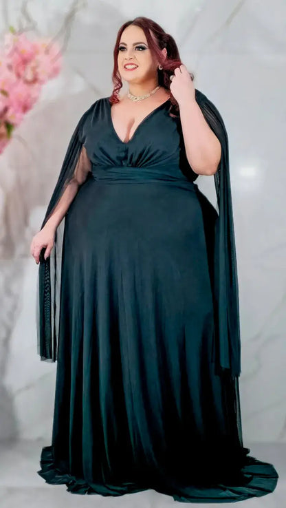 Vestido Radiant Glow – Elegância do M ao Plus Size